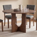 Oberto Round Dining Table - Walnut