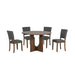 Oberto 5 Pc Dining Table Set