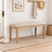 Salvino Dining Bench - Natural - Dining Bench (SL3407NT-BN)