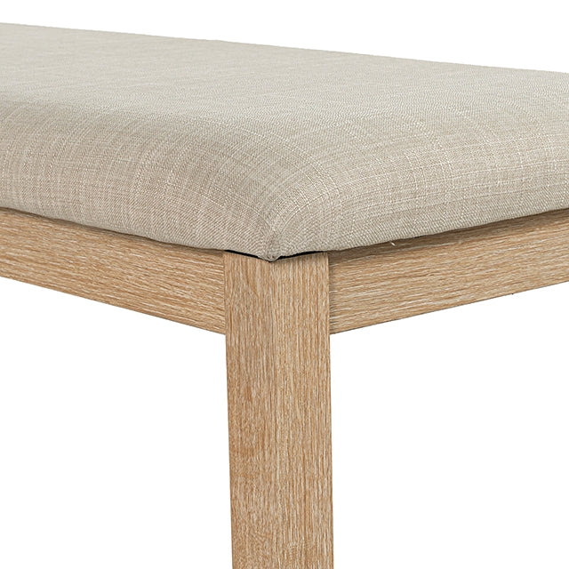 Salvino Dining Bench - Natural