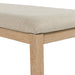 Salvino Dining Bench - Natural