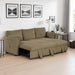 Denholme Sectional w/ Pull Out - Brown