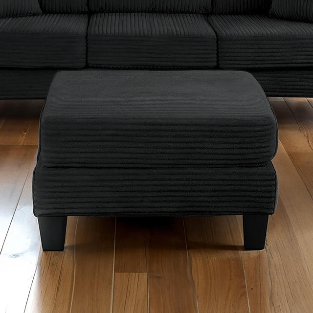 Moretaine Storage Ottomen - Black