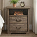 Amble Nightstand - Dark Gray / Nightstand (SL7200DG-N)