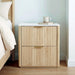 Lydd Nightstand w/ 2 Drawers - Natural