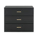Ryde Nightstand w/ 3 Drawers