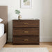 Ryde Nightstand w/ 3 Drawers - Walnut