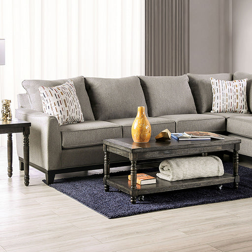 Lantwit Sectional - Light Gray
