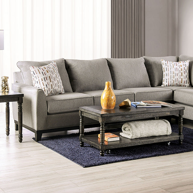 Lantwit Sectional - Light Gray