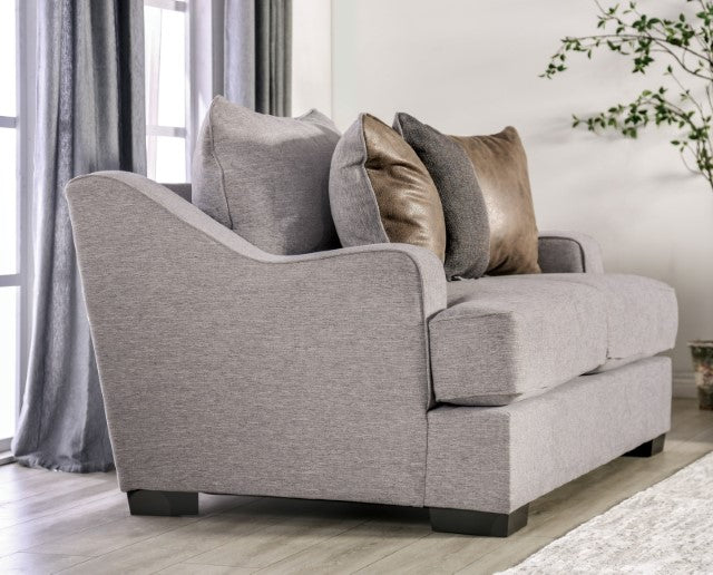 Skyline Sofa - Brown/Light Gray