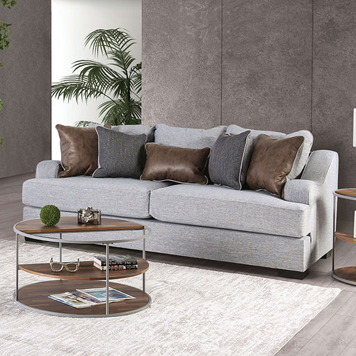 Skyline Sofa - Brown/Light Gray