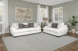 Hyde Park Oversized Sofa w/ Pillows - Gray