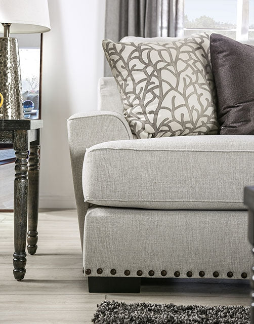 Picotee Sofa - Light Gray/Charcoal