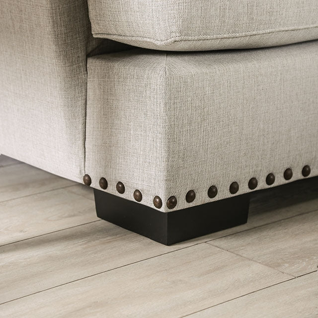 Picotee Sofa - Light Gray/Charcoal