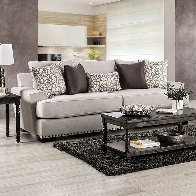 Picotee Sofa - Light Gray/Charcoal