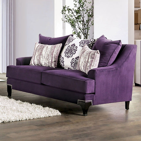 Sisseton Love Seat - Purple