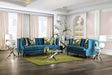 Azuletti Sofa - Dark Teal/Apple Green