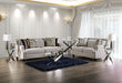 Montecelio Sofa - Light Gray/Navy