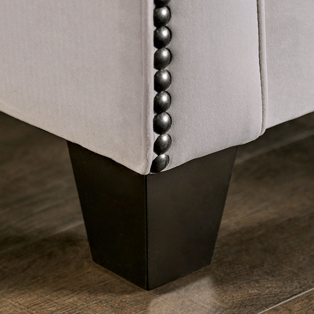 Montecelio Sofa - Light Gray/Navy