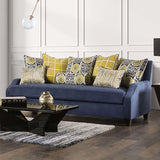 West Brompton Sofa - Navy/Yellow