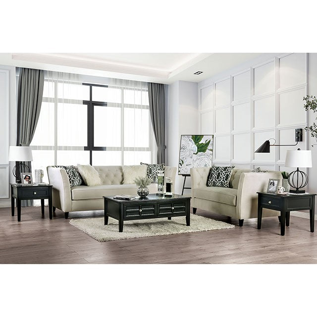 Monaghan Love Seat - Ivory