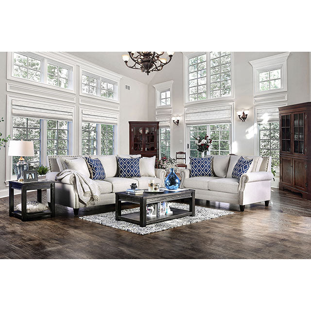 Giovanni Sofa - Beige/Blue