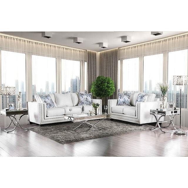 Ilse Sofa - Off-White/Blue