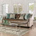 Elicia Sofa - Champagne/Turquoise