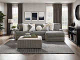 Elmhurst Ottoman - Charcoal