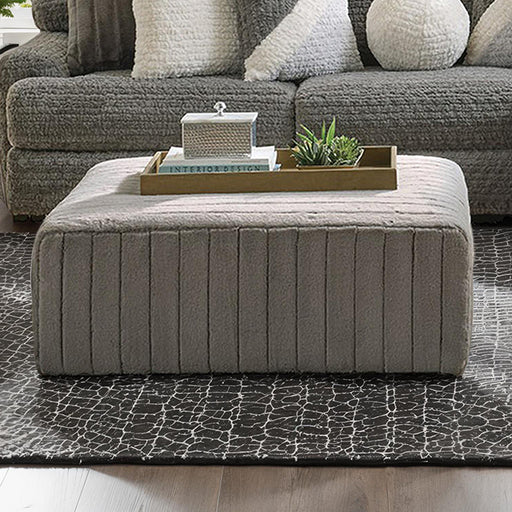 Elmhurst Ottoman - Charcoal