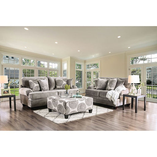 Bonaventura Sofa - Gray/Pattern