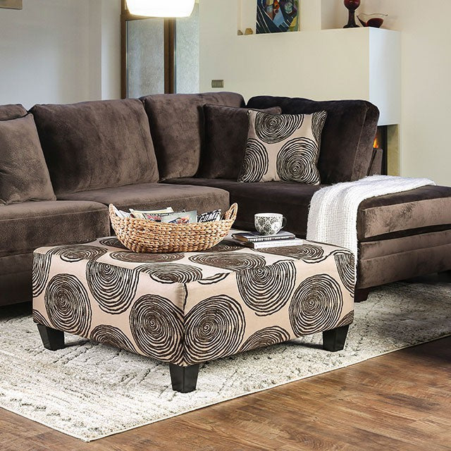 Bonaventura Sectional - Brown