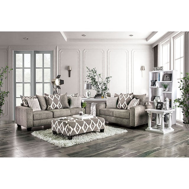 Basie Love Seat - Gray