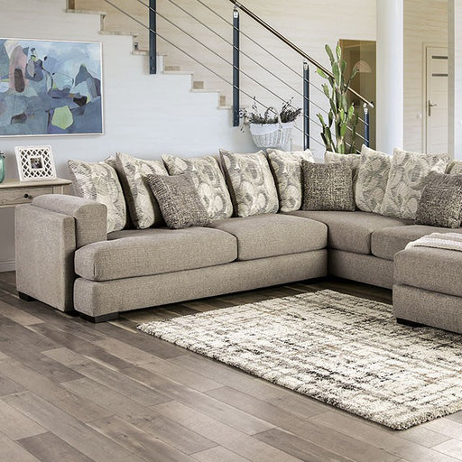 Angelia Sectional - Light Gray