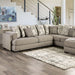Angelia Sectional - Light Gray