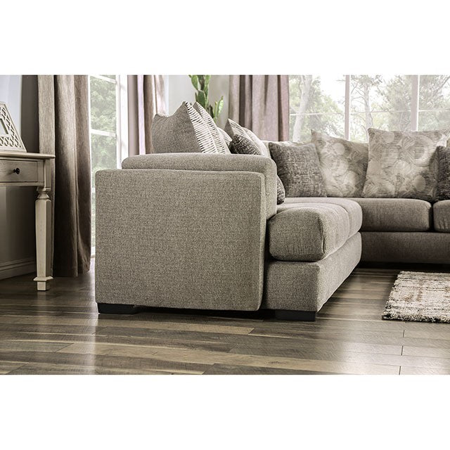 Angelia Sectional - Light Gray
