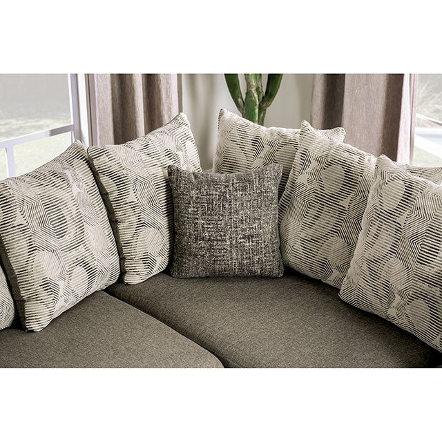 Angelia Sectional - Light Gray