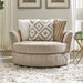 Loughlin Swivel Chair - Light Brown