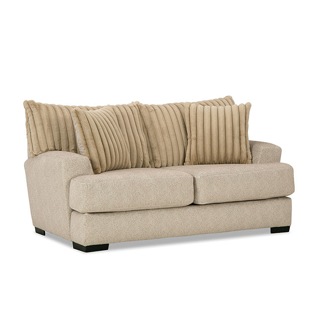 Loughlin Loveseat - Light Brown