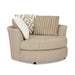 Loughlin Swivel Chair - Light Brown