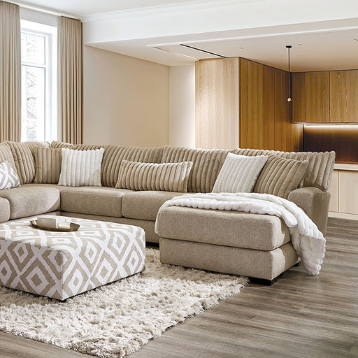 Loughton Sectional - Light Brown