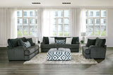 Loughlin Swivel Chair - Gun Metal