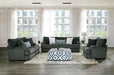 Loughlin Swivel Chair - Gun Metal