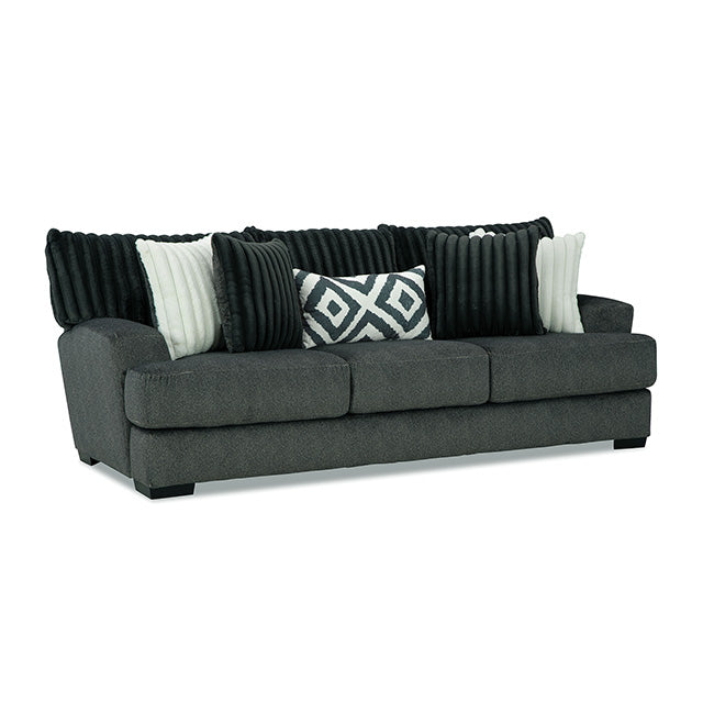 Loughlin Sofa - Gun Metal