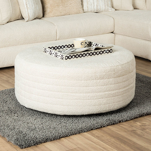 Newberg Ottoman - Ivory