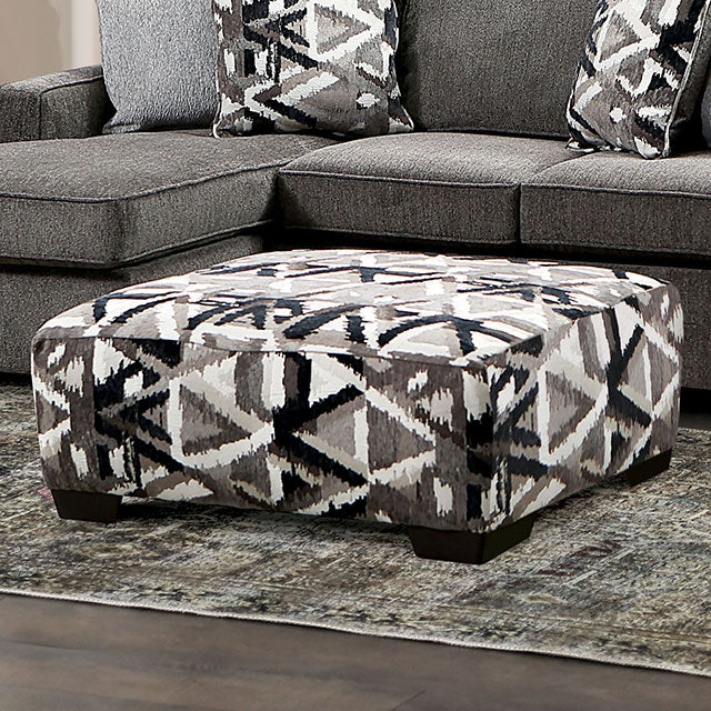 Brentwood Ottoman - Multi