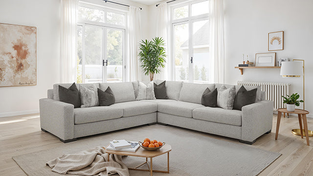 Nerone Sectional - Light Gray