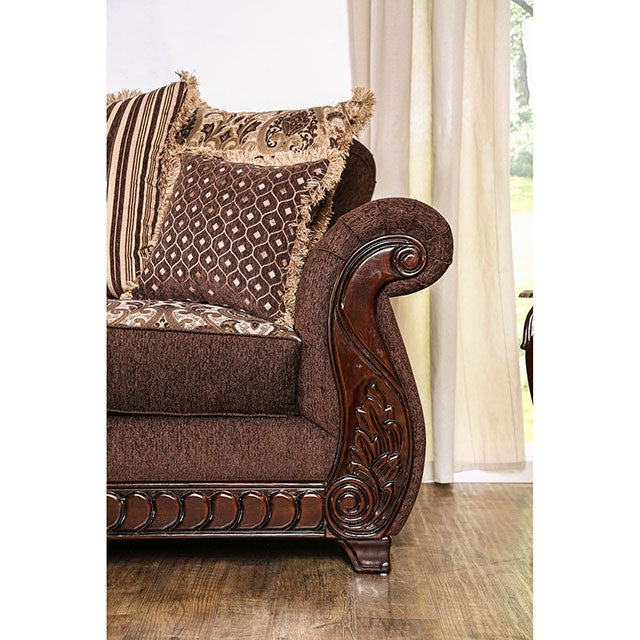 Tabitha Chair - Brown/Gold