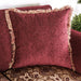 Tabitha Sofa - Wine/Gold