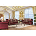 Tabitha Chair - Wine/Gold